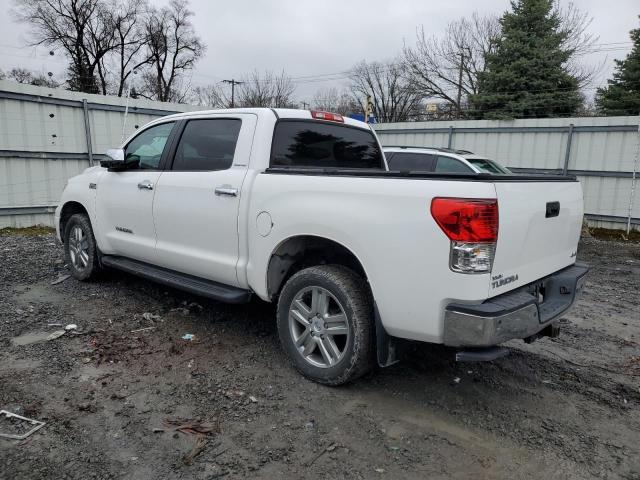 5TFHY5F18CX255872 - 2012 TOYOTA TUNDRA CREWMAX LIMITED WHITE photo 2