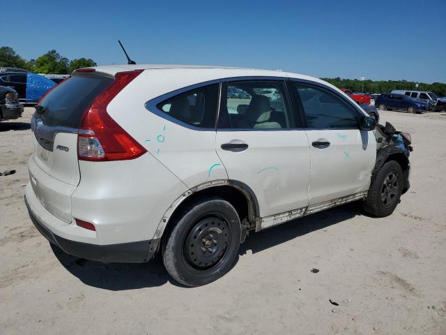 5J6RM4H30FL089572 - 2015 HONDA CR-V LX WHITE photo 3