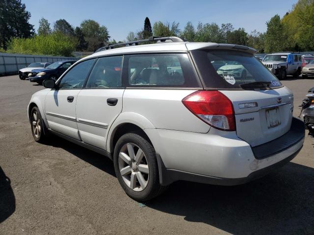 4S4BP61CX87315550 - 2008 SUBARU OUTBACK 2.5I WHITE photo 2