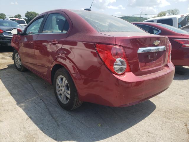 1G1JC5SHXG4150625 - 2016 CHEVROLET SONIC LT RED photo 3