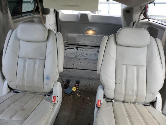 2A8HR54P48R767583 - 2008 CHRYSLER TOWN & COU TOURING წითელი ფოტო 10