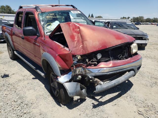 5TEGN92N72Z135251 - 2002 TOYOTA TACOMA DOUBLE CAB PRERUNNER BURGUNDY photo 1