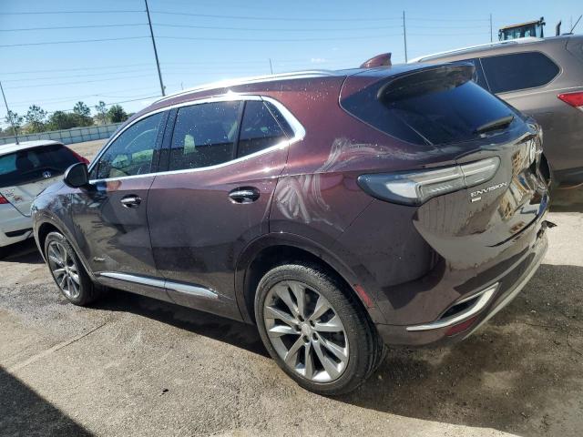LRBFZSR49MD171375 - 2021 BUICK ENVISION AVENIR BURGUNDY photo 2