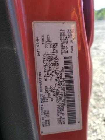 JT3VN39W4R0166796 - 1994 TOYOTA 4RUNNER VN39 SR5 红色 照片 13