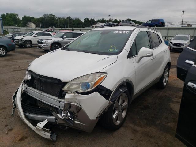 KL4CJBSBXGB557124 - 2016 BUICK ENCORE CONVENIENCE WHITE photo 2