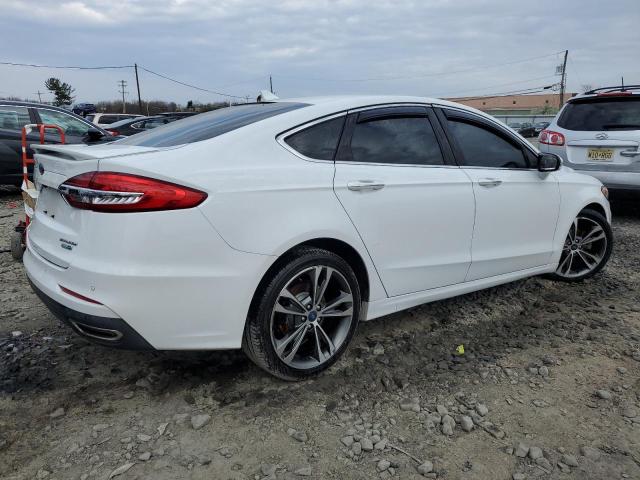 3FA6P0D90KR105645 - 2019 FORD FUSION TITANIUM WHITE photo 3