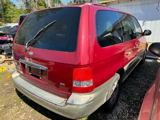 KNDUP131336487798 - 2003 KIA SEDONA EX RED photo 4