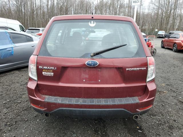 JF2SH61609G721822 - 2009 SUBARU FORESTER 2.5X RED photo 6