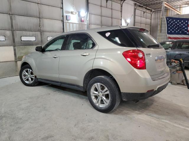 2CNALBEC5B6299114 - 2011 CHEVROLET EQUINOX LS BEIGE photo 2