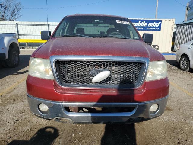 1FTPW12V77KD51241 - 2007 FORD F150 SUPERCREW RED photo 5