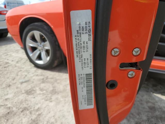 2C3CDZAG2JH242338 - 2018 DODGE CHALLENGER SXT ORANGE photo 12