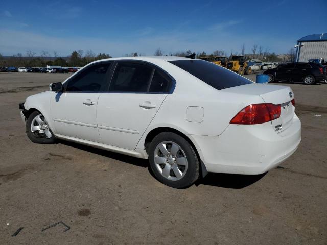 KNAGG4A83A5381429 - 2010 KIA OPTIMA LX WHITE photo 2