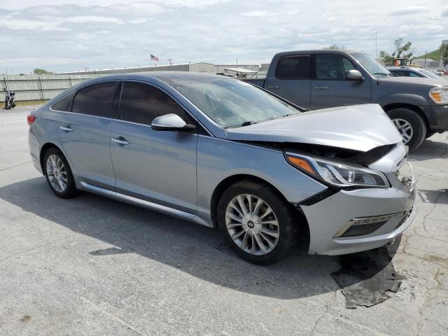 5NPE34AF8FH018393 - 2015 HYUNDAI SONATA SPORT SILVER photo 4