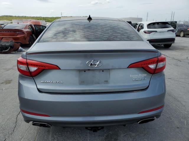 5NPE34AF8FH018393 - 2015 HYUNDAI SONATA SPORT SILVER photo 6