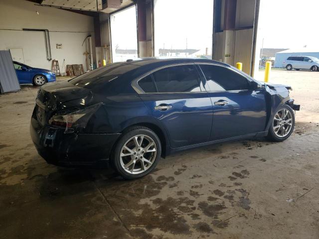 1N4AA5AP4DC839864 - 2013 NISSAN MAXIMA S BLUE photo 3