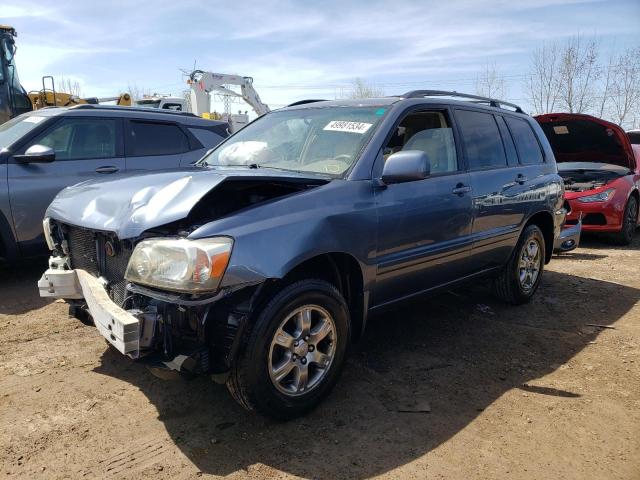 JTEEP21A140061251 - 2004 TOYOTA HIGHLANDER BLUE photo 1