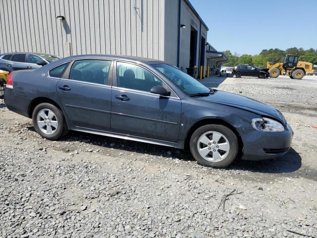 2G1WT57N691135025 - 2009 CHEVROLET IMPALA 1LT CHARCOAL photo 4