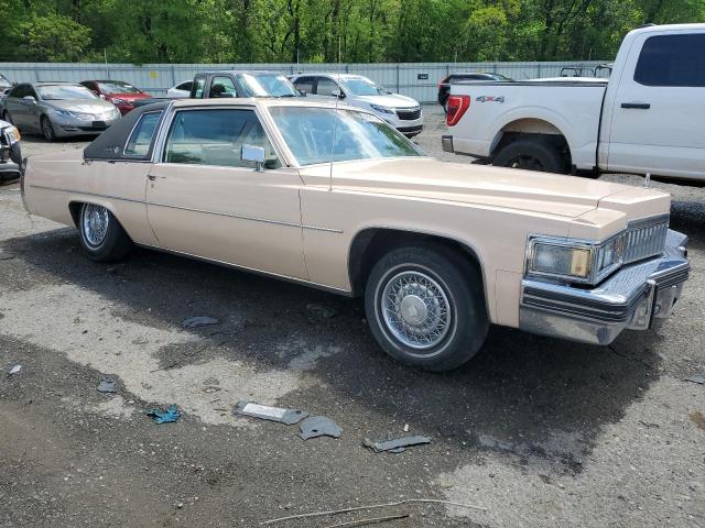 6D47S8Q300975 - 1978 CADILLAC COUPE DEVI BEIGE photo 4