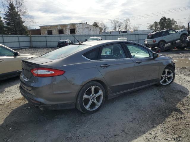 3FA6P0H7XDR374795 - 2013 FORD FUSION SE GRAY photo 3