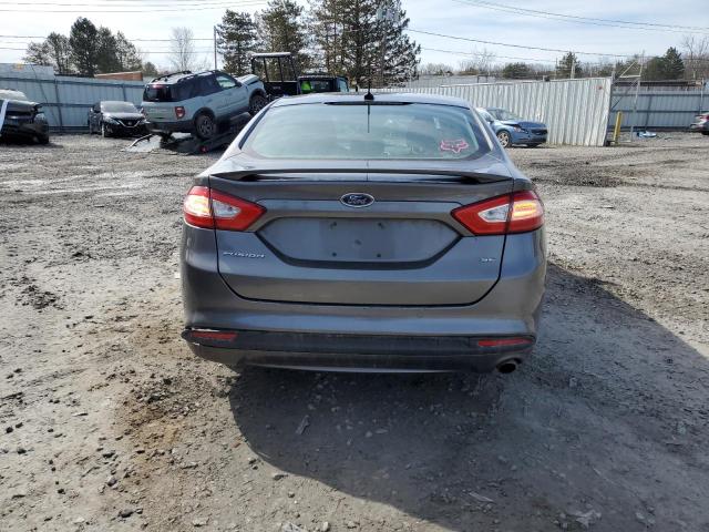 3FA6P0H7XDR374795 - 2013 FORD FUSION SE GRAY photo 6