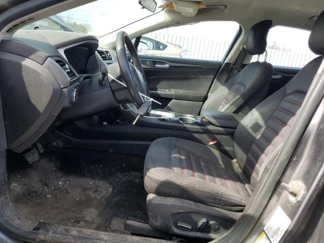 3FA6P0H7XDR374795 - 2013 FORD FUSION SE GRAY photo 7