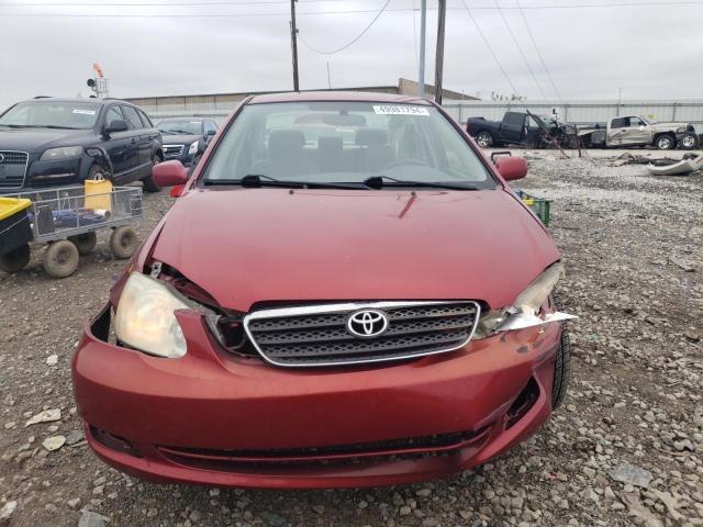 2T1BR30E17C754276 - 2007 TOYOTA COROLLA CE MAROON photo 5