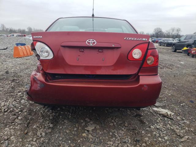 2T1BR30E17C754276 - 2007 TOYOTA COROLLA CE MAROON photo 6