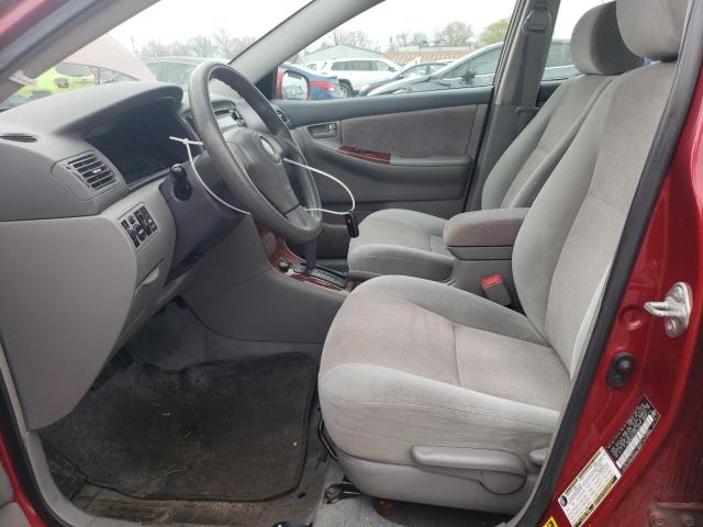 2T1BR30E17C754276 - 2007 TOYOTA COROLLA CE MAROON photo 7