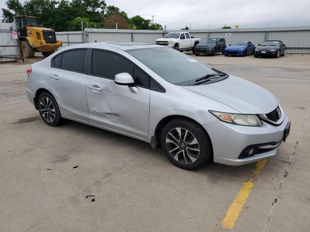 2HGFB2F9XDH535684 - 2013 HONDA CIVIC EXL SILVER photo 4