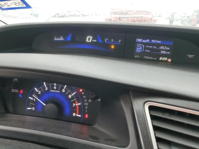 2HGFB2F9XDH535684 - 2013 HONDA CIVIC EXL Gümüş foto 9