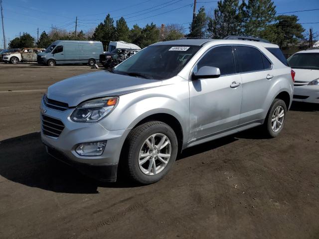 2GNALCEK2H6220404 - 2017 CHEVROLET EQUINOX LT SILVER photo 1