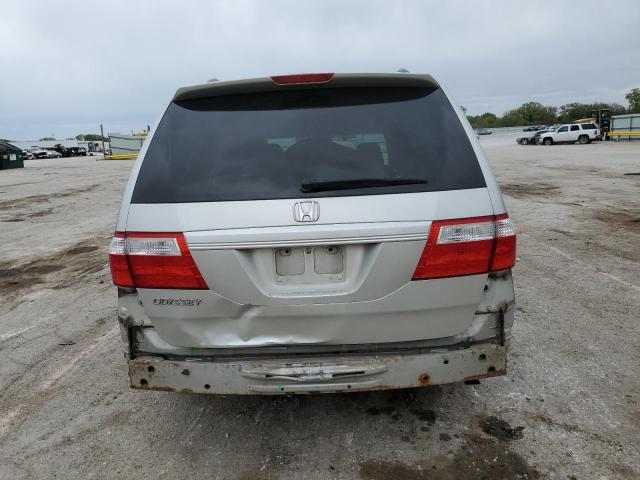 5FNRL38486B423569 - 2006 HONDA ODYSSEY EX SILVER photo 6