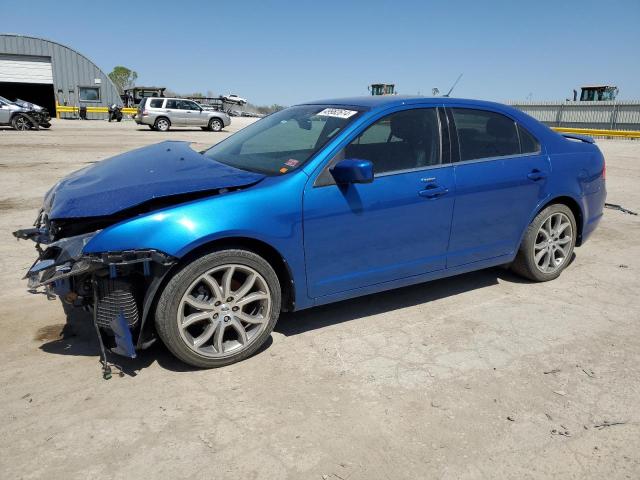 3FAHP0JA7CR108213 - 2012 FORD FUSION SEL BLUE photo 1