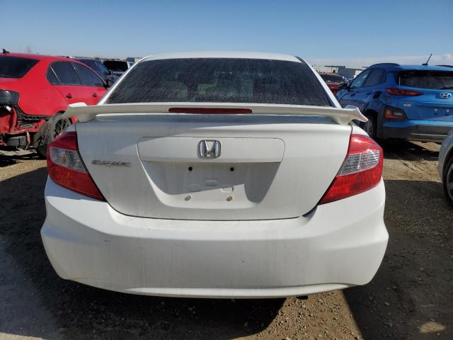 2HGFB2F50CH024223 - 2012 HONDA CIVIC LX WHITE photo 6