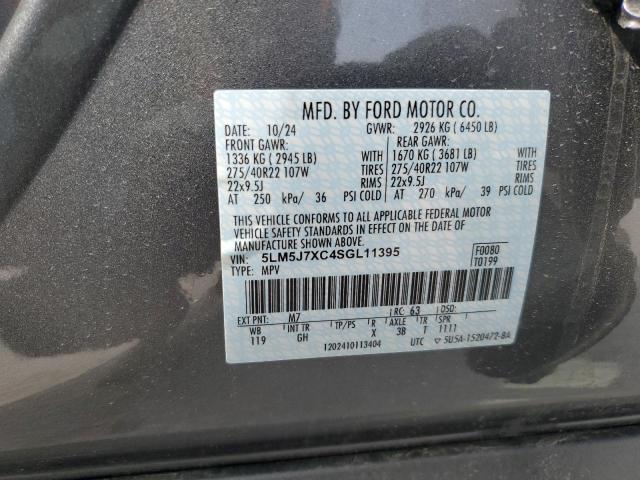 5LM5J7XC4SGL11395 - 2025 LINCOLN AVIATOR RESERVE GRAY photo 13