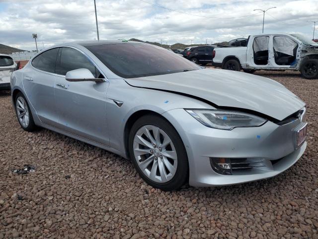 5YJSA1E20HF228874 - 2017 TESLA MODEL S SILVER photo 4