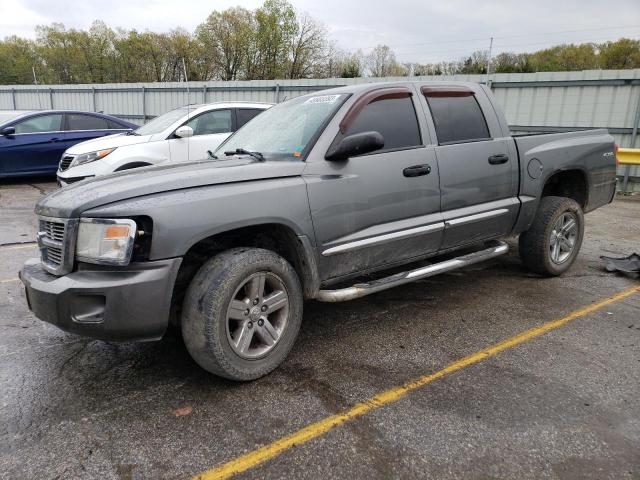 1D7HW58N58S632884 - 2008 DODGE DAKOTA QUAD LARAMIE CHARCOAL photo 1