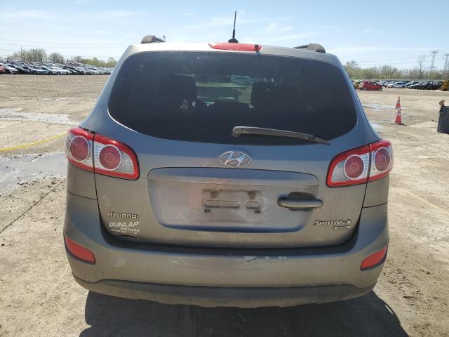 5XYZGDAB8BG008872 - 2011 HYUNDAI SANTA FE GLS SILVER photo 6