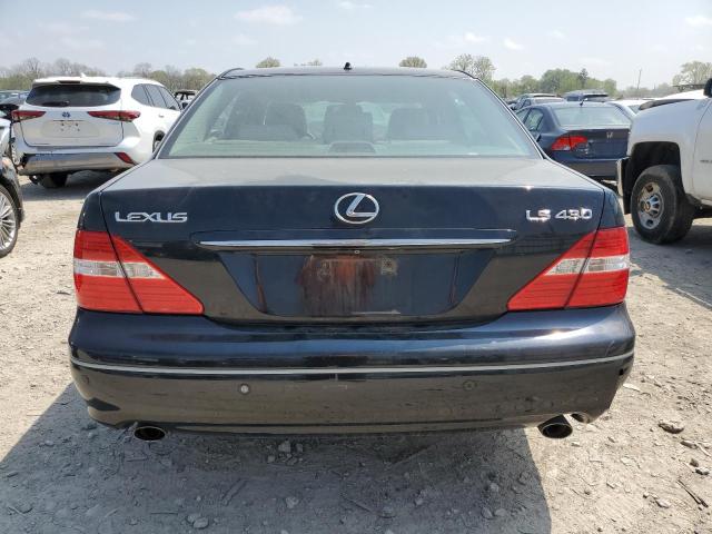 JTHBN36F740162820 - 2004 LEXUS LS 430 BLACK photo 6