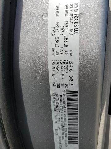 2C4RC1BG3HR771181 - 2017 CHRYSLER PACIFICA TOURING L SILVER photo 13