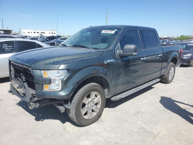1FTEW1CF7FKD20312 - 2015 FORD F150 SUPERCREW GRAY photo 1