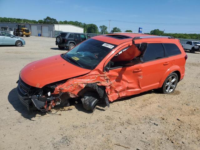 3C4PDCGG7HT706145 - 2017 DODGE JOURNEY CROSSROAD ORANGE photo 1