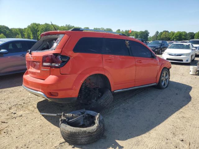 3C4PDCGG7HT706145 - 2017 DODGE JOURNEY CROSSROAD ORANGE photo 3