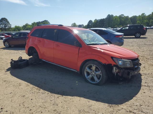 3C4PDCGG7HT706145 - 2017 DODGE JOURNEY CROSSROAD ORANGE photo 4