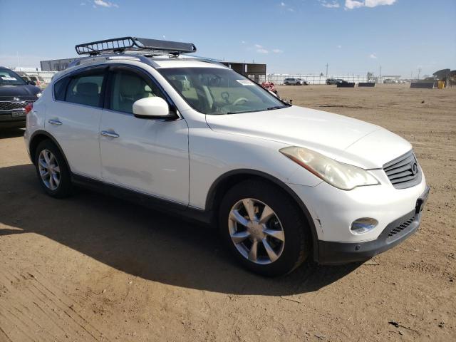 JNKAJ09F38M357717 - 2008 INFINITI EX35 BASE WHITE photo 4