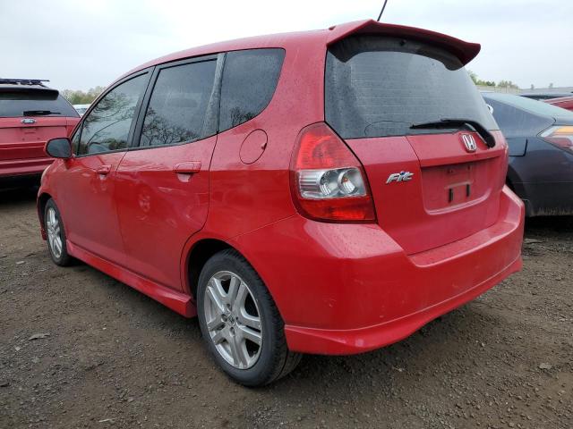 JHMGD38617S067216 - 2007 HONDA FIT S 红色 照片 2