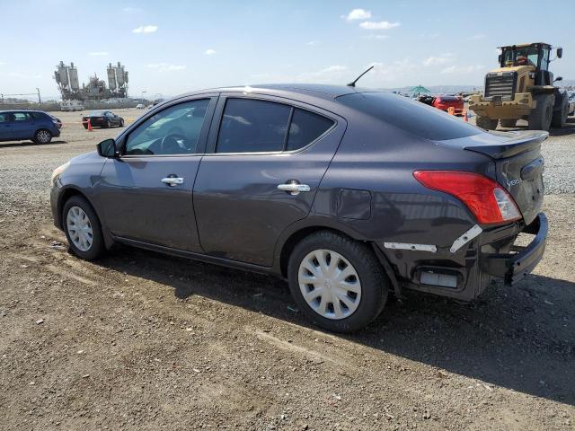 3N1CN7AP7FL808458 - 2015 NISSAN VERSA S GRAY photo 2