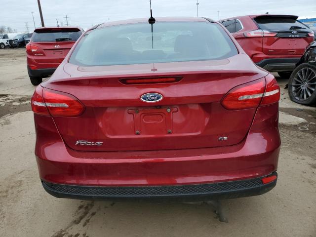 1FADP3F25HL276276 - 2017 FORD FOCUS SE RED photo 6