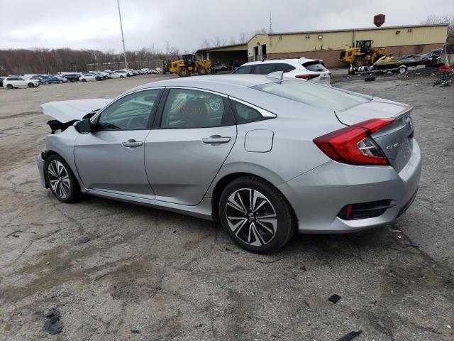 2HGFC1F79HH630085 - 2017 HONDA CIVIC EXL SILVER photo 2