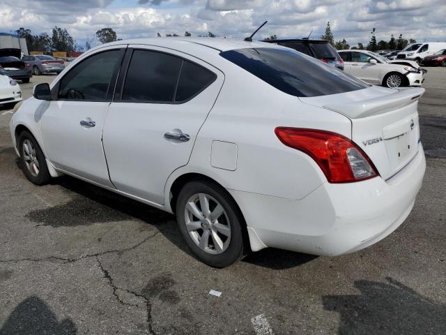 3N1CN7AP6EL876569 - 2014 NISSAN VERSA S WHITE photo 2